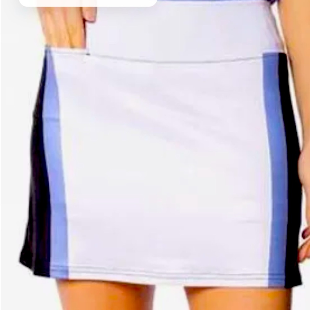 Golftini Stability-Short Golf Skort White/Blue/Black NWT Small & XS